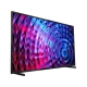 Philips 43PFS5503 Full HD FHD LED televizyon ekranında renkli görüntü, siyah genel renk tasarım