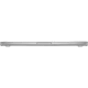 Apple MacBook Pro M3 14.2 inç gümüş laptop, kapalı halde ince yan profilden görünüm