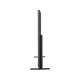 Vestel 65QMG9950 Ultra HD 4K QLED televizyonun siyah renkli ince yan profili ve ayak tasarımı
