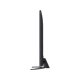 LG 75UT81006LA Ultra HD 4K LED televizyonun ince siyah ekran ayağı, genel renk görünümü