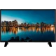 SEG 32SBH510 HD Ready HD TV, şehir manzarası gösteren siyah çerçeveli LED televizyon