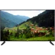 Vestel 55FB7500 Full HD LED televizyon, dağ köyü manzarası gösteren siyah ekran ve ayaklar