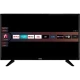 Vestel 39H9400 HD Ready LED televizyonun siyah ekranında akıllı TV uygulamaları menüsü görülüyor