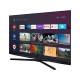 Beko B55 B 975 A Ultra HD 4K TV, akıllı TV arayüzü ve içerik menüsü ekranda gösteriliyor