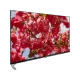 Grundig 40 GEF 6950 B Full HD LED televizyon, siyah çerçeveli ve ekranda kırmızı çiçekler