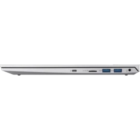 Açık gri Acer Aspire Lite AL14-51M-51P7 iş ve ofis laptopu yan profil, USB ve bağlantı noktaları detayı