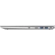 Açık gri Acer Aspire Lite AL14-51M-51P7 iş ve ofis laptopu yan profil, USB ve bağlantı noktaları detayı
