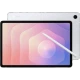 Samsung Galaxy Tab S11 5G 256 GB gümüş oyuncu tablet, S Pen ile tablet ekranında renkli arayüz.