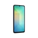 Samsung Galaxy A06 siyah akıllı telefon, ince çerçeveli geniş ekran ve damla çentik tasarımıyla önden görünüm