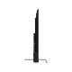 Grundig 75 GQ 800A Ultra HD 4K LED televizyonun siyah renkli, ince yan profili ve ayakları