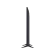 LG 65NANO81T6A Ultra HD 4K LED televizyonun ince siyah ekranlı dikey görünümü