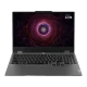 Lenovo LOQ 15ARP9 83JC00FKTR CD60 gri oyuncu laptop, açık ekranlı önden görünüm ana ürün sunumu