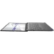 Casper Nirvana X700.1245-8E00T-G-F gri iş ofis laptopu; ekran açık klavye görünüyor.