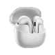 Xiaomi Buds 6 Tam Kablosuz beyaz kulaklık, kapağı açık şarj kutusunda iki kulaklıkla birlikte