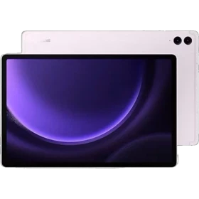 Samsung Galaxy Tab S9 FE+ Wi‑Fi 12 GB 256 GB, lavanta renkli tablet ön yüz ekranı açık şekilde.