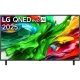 LG 55QNED86A6A Ultra HD 4K QNED Televizyon; canlı renklerle ekranda AI temalı vitrin görüntüsü