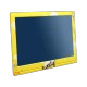 Vestel 22VF5012 Tweety Full HD LED televizyon, sarı çerçeveli ve eğlenceli desenli tasarım