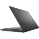 Dell Inspiron 15 3520 I35201013U014 siyah iş ve ofis laptopu, açılı kapak ve klavye görünümü