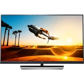 Philips 49PUS7502 Ultra HD 4K LED televizyon, uçak manzaralı ekran görüntüsüyle vitrin modeli, genel renk