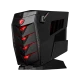 MSI AEGIS 3 9SC-234XTR masaüstü bilgisayar, siyah kasa ve kırmızı aydınlatma detaylarıyla.