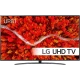 LG 75UP81006LA Ultra HD 4K LED Televizyon; canlı sonbahar manzaralı ekran, genel renk tasarım