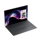 Dell XPS 14 DA14260-UX7321WP gri iş ve ofis laptopu; açık ekran ve klavye görünümü