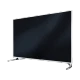 Beko B50L 8870 5S Ultra HD 4K TV, ince çerçeveli siyah ekran ve gümüş renkli ayak tasarımı