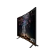 Samsung 49RU7300 Ultra HD 4K LED TV, uzay temalı ekran görüntüsüyle siyah stand üzerinde