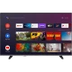 Vestel 55UA9631 Ultra HD 4K LED televizyon, siyah çerçeveli ekranında akıllı TV uygulamalarını gösteriyor