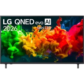 LG 65QNED81B6A Ultra HD 4K QNED televizyon; canlı Mini LED renkleriyle ekran vitrin görseli