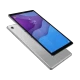 Lenovo Smart Tab M10 HD 2. Nesil TB-X306FA açık gri tablet, HD ekranda kullanıcı arayüzü görünüyor.