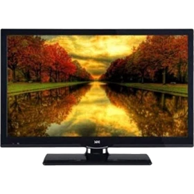 SEG LE24SAT275-B Plus HD Ready LED televizyon, siyah tasarımlı ve manzara görüntüsü gösteren ekran