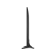 LG 50UF830V Ultra HD 4K LED televizyon, ince siyah tasarımlı ekran ayaklı dikey görünüm