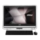MSI PRO AC17-201TR-X masaüstü bilgisayar, ekranı, klavyesi ve faresiyle birlikte siyah tasarımda