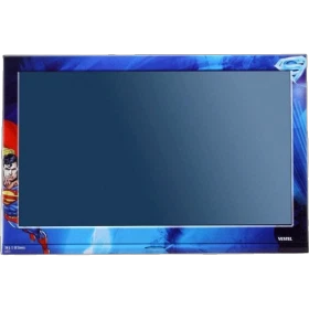 Vestel 22VF5012 Superman Full HD LED televizyon, önden görünüm ve Superman temalı çerçeve tasarımı