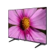 Arçelik A75 D 790 B Ultra HD 4K LED televizyon, siyah çerçeveli ve çiçek görüntülü ekran