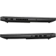 HP Victus Gaming 16-r1708nt koyu gri oyuncu laptopun yan bağlantı portları görünüyor