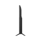 LG 50UA85006LA Ultra HD 4K LED televizyon siyah ekranda ayaklı dikey görünüm, genel renk