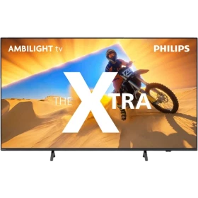 Philips 55PML9009 Ultra HD 4K LED TV; AMBILIGHT TV ambiyanslı, oyun temalı ekran görünüyor