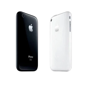 Apple iPhone 3GS akıllı telefon, siyah renkli arka yüz ve Apple logosu detaylı görünüm