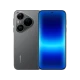 Siyah Huawei Pura 90 Pro akıllı telefon, ön ekranı ve üçlü arka kamera tasarımıyla ana ürün görünümü