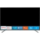Vestel 65UM9900 Ultra HD 4K LED televizyon, siyah ekranı ve akıllı TV uygulamalarıyla önden görünüm