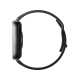Xiaomi Redmi Watch 5 Active siyah akıllı saatin yandan görünümü ve silikon kordon detayı