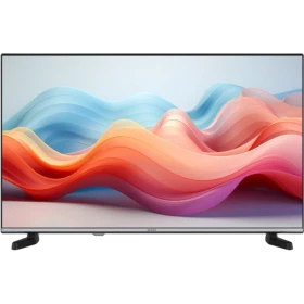 Vestel 40FA9531 Full HD FHD LED televizyon, renkli dalga ekranıyla önden görünüm