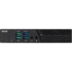 Asus PB60-B3430MV masaüstü bilgisayarın USB bağlantı noktaları ve havalandırma ızgarası bulunan ön paneli