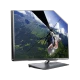 Philips 40PFL8007K Full HD LED televizyon, uçak ve dağ manzaralı ekran görünümü, genel siyah tasarım