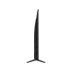 TCL 55P755 Ultra HD 4K LED televizyon siyah renk, ince çerçeveli yan görünüm.