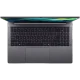 Acer Aspire Lite AL15-32P-C65V koyu gri iş ve ofis laptopu, açık ekranlı üstten görünüm