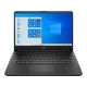 HP 14s-fq0011nt 2L1C0EA siyah iş ve ofis laptopu; Windows ekranlı açık klavye görünümü