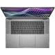 Dell Latitude 7640 N009L764016U gri iş ve ofis laptopu; arkadan açılmış klavye ve ekran görünümü